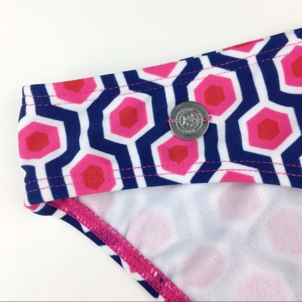 NEW Southern Tide Honeycomb Print Bikini Swimsuit Bottom SZ XS